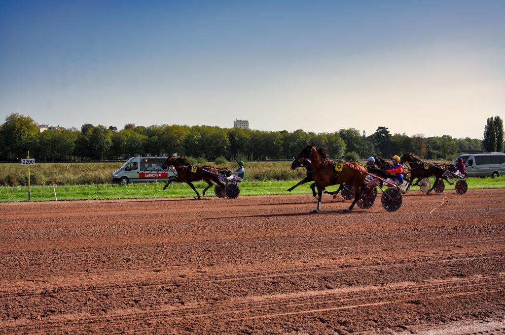 Pferderennen im Hippodrom Caen Pferderennen im Hippodrom Caen