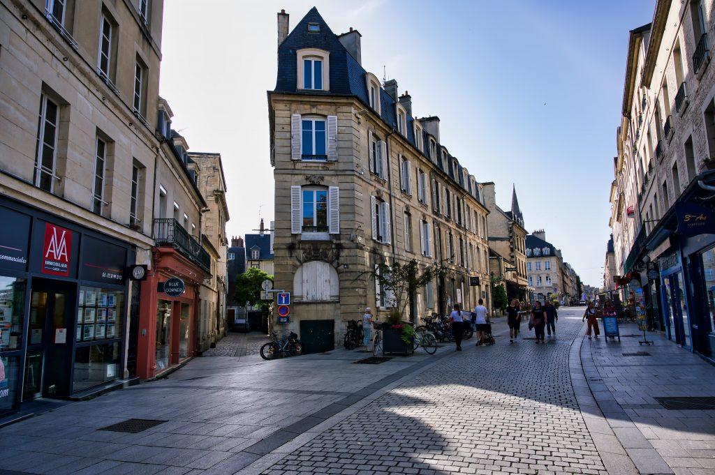 Straße im Zentrum von Caen