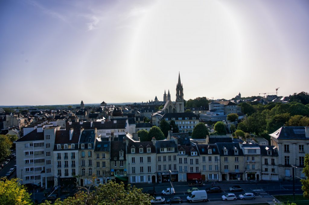 Aussicht über Caen von der Burg Caen