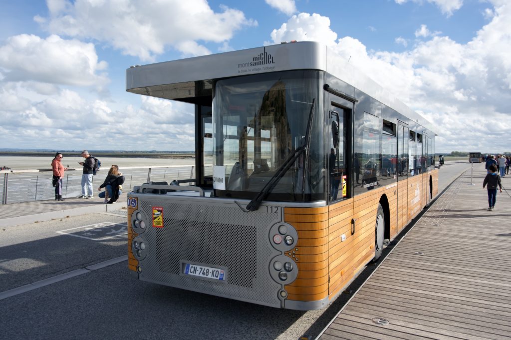 kostenloser Shuttlebus zum Mont-Saint-Michel